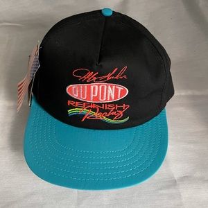New  Rare Vintage 90s Jeff Gordon #24 Cap Autographed NASCAR DuPont